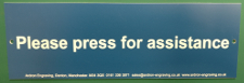 medium size picture of engraved assistance sign